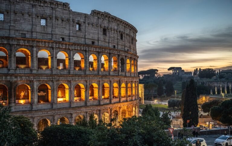 Learn Italian abroad in Rome — the Colosseum